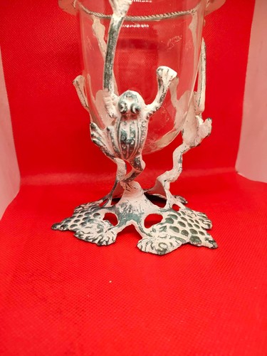 Vintage iron candle holder - iron,