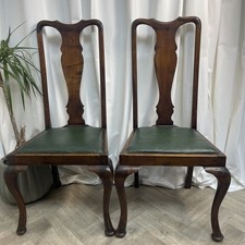 Antique Pair Of Queen Anne Leg