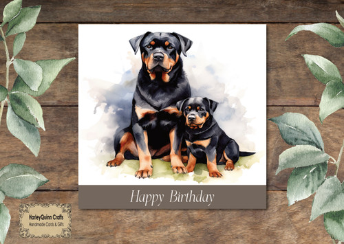 Dog 058 birthday card - 058,