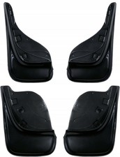 4x mud flaps black rear +