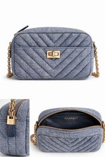 Chanel Denim quilted crossbody