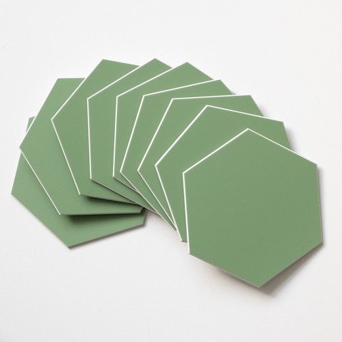 Wall pops hexagon - hexagon, green
