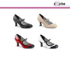 Pleaser Low Kitten Heel Shoes