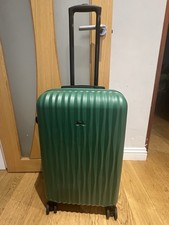 John Lewis Rimini 66cm Medium Suitcase, Dark Green RRP £79.00 Unused 