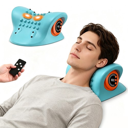 Neck massage pillow - pillow, ems
