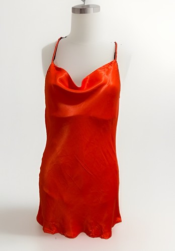 Zara mini satin open back - satin,