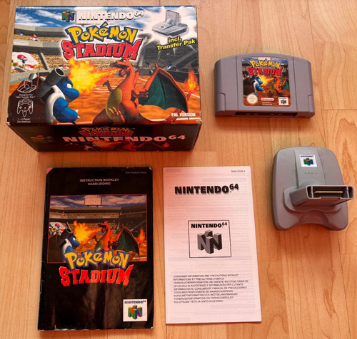Pokemon stadium game boxed - game,