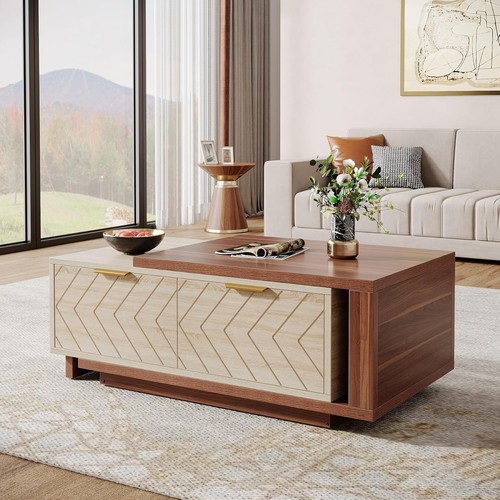 Extendable coffee table 2 - coffee, w/