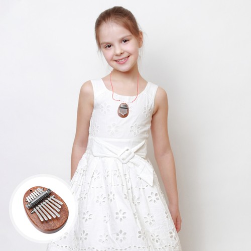 Portable wooden kalimba eight - portable,