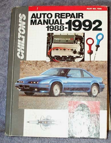 Chilton 1988 1992 manual all - chilton's, 1988-1992