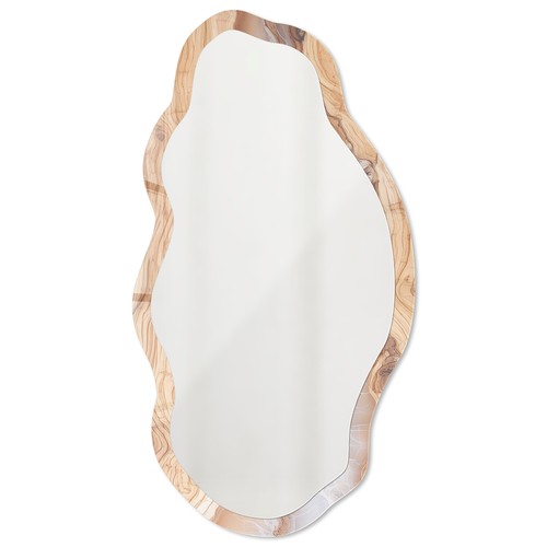 Ornate wall mirror with - wall,