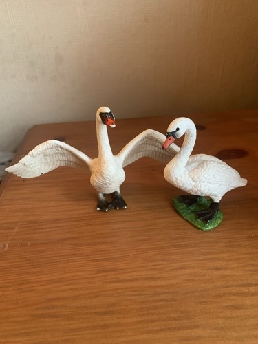 Pair schleich swans - schleich,