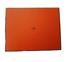 HERMES EMPTY ORAN SANDALS SHOE GIFT BOX AUTHENTIC SELLIER BOX PARIS 