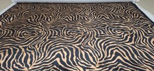 VELVET ZEBRA UPHOLSTERY FABRIC