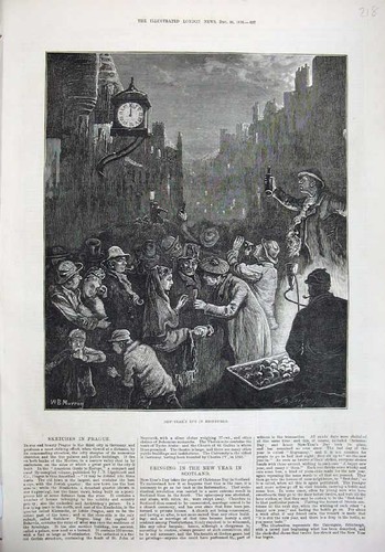 Old antique print 1876 - 1876, new