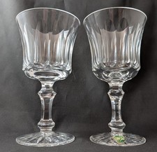 WATERFORD CRYSTAL INNISFAIL LARGE CLARET/WINE GLASS (SET OF TWO) 6 7/8 inches