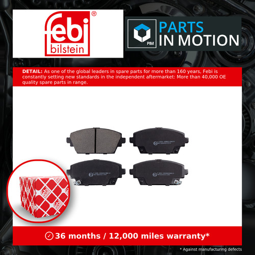 Brake pads set fits mgzs - pads, mg