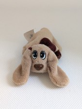 Vintage 1995 Galoob Pound Puppies Mini Babies Brown Dog Soft Toy – 3"