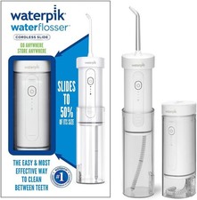 Waterpik Cordless Slide Water Flosser, Electric Dental Flosser, Recharge WF-16UK