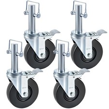4PCS Scaffolding Caster Black