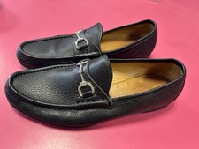 Gucci Men’s Horsebit Black Leather Loafers 1953 Moccasins Size UK 9