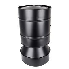 Black Anti Wind Cowl Twin Wall