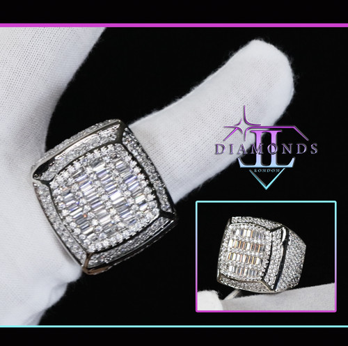 Mens iced out ring - out, |
