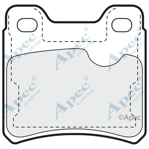 Brake pads set for opel - pads,