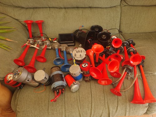 Air horns etc - horns,