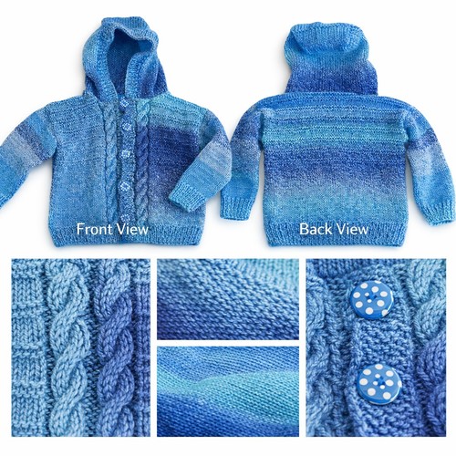 Hand knitted 4 year - hand,