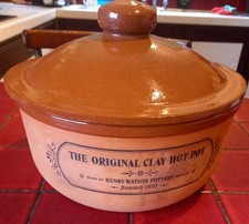 Casserole Pot Large by Henry Watson Pottery The, The Original Clay Hot Pot