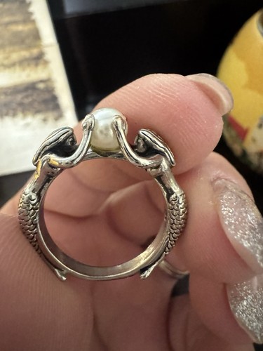 Mermaid pearl sterling - mermaid,