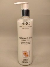 SBC Collagen 3in1 Cream Cleanser 250ml Facial Face Makeup Remover Full Size 