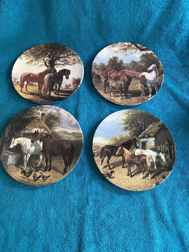 Royal doulton horse plates 4 - x,
