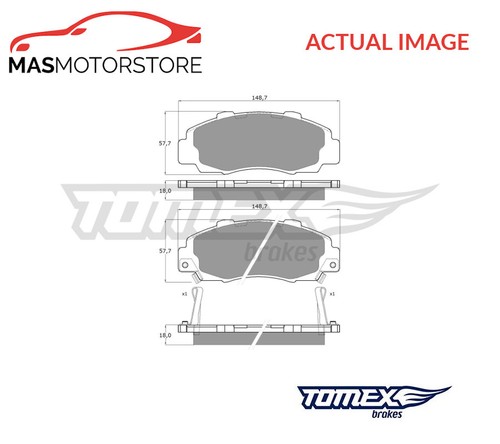 Brake pads set - braking, pad