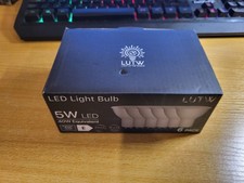 LUTW GU10 LED Bulbs 6 Pack 5W 6500K Cool White 510lm 120° Non-Dimmable 220-240V