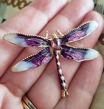 Purple Dragonfly Crystal