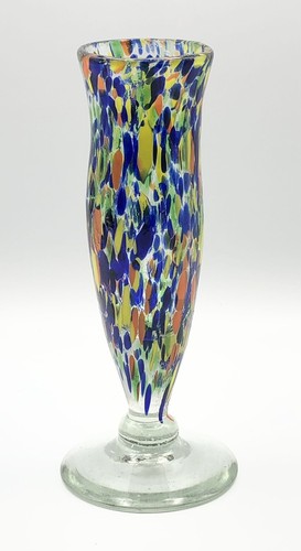 Hand blown confetti rainbow - hand,