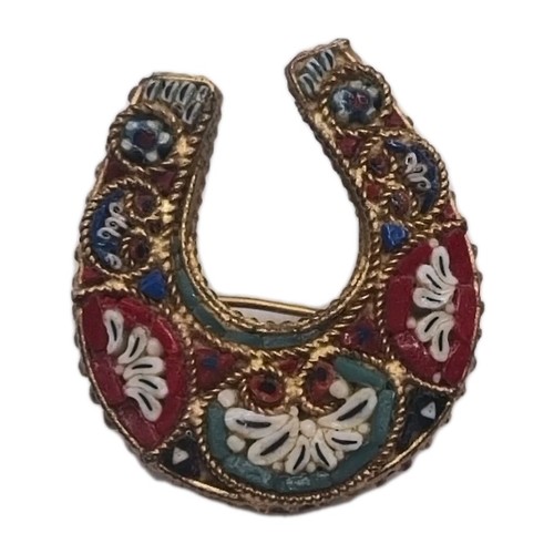 Vintage micro mosaic horse - mosaic,