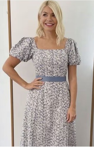 Oasis ditsy broderie midi
