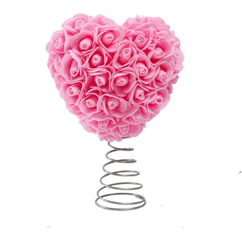 Imitation rose decorated heart - imitation,