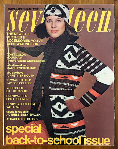 Vtg seventeen magazine august - seventeen,