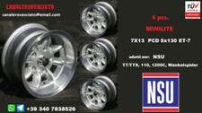 4 Minilite Wheels 7j 13 inch