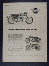 1961 Matchless 250 G2S G2 G2CS