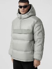 BURBERRY Lamport Half Zip Logo