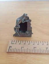 Royal Selangor Pewter Miniature Photo Frame Frog And Pond Design 53-3014