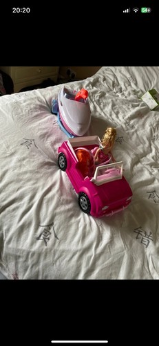 Barbie jeep with speed - in, a