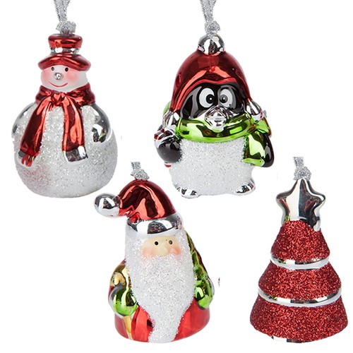 Christmas tree decorations set - christmas,