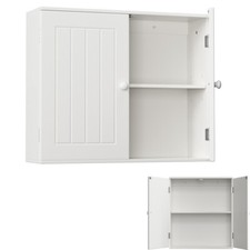 Double door bathroom wooden - bathroom,