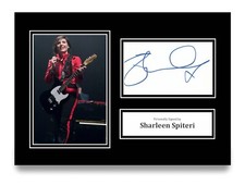 Sharleen Spiteri Signed A4